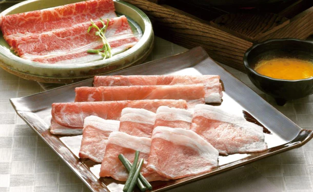 「黒毛和牛と黒豚のすきやき肉セット」計400g(SH-953)