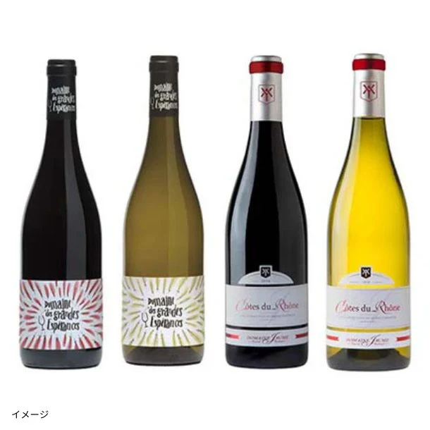 「ロワール赤白各3本・ローヌ赤白各3本セット」750ml
