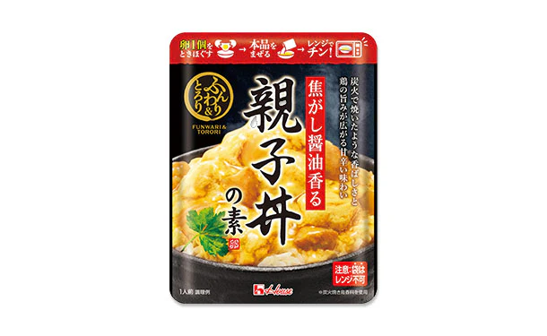ハウス食品「ふんわり&とろり 焦がし醤油香る親子丼の素」150g - Image 2