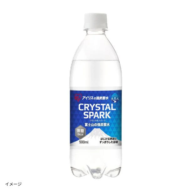 アイリスフーズ「富士山の強炭酸水 ラベルレス」500ml