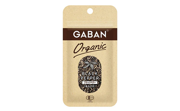 GABAN「オーガニック ブラックペッパー(あらびき)」18g
