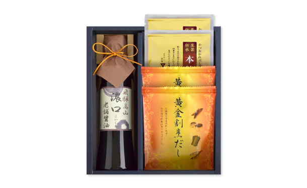 「飛騨高山老舗醬油&だしパック・鰹節詰合せ(CDS-J)」 - Image 2