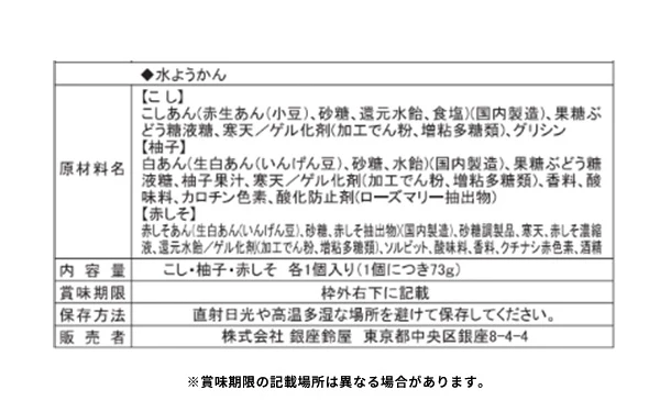 銀座鈴屋「涼菓詰合せ(AE-30)」 - Image 4