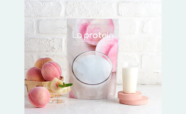 「La protein(ラ プロテイン)ピーチ味」600g - Image 2