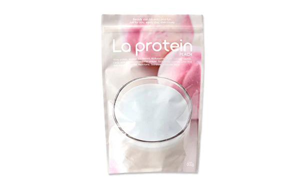「La protein(ラ プロテイン)ピーチ味」600g - Image 3