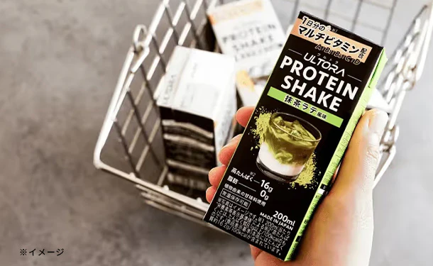 ULTORA「プロテインシェイク 抹茶ラテ風味」200ml