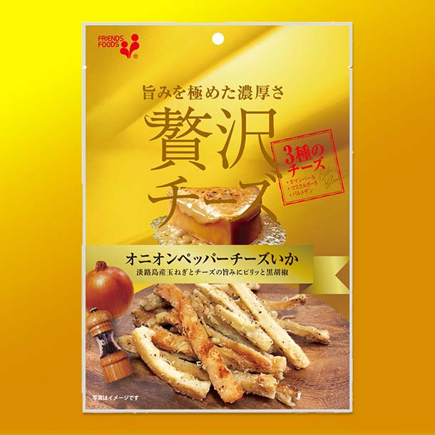 井上食品「贅沢シリーズ オニオンペッパーチーズ」65g