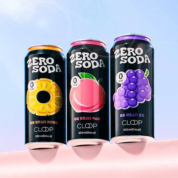 「ZEROSODA(500ml)3種アソート」24本入