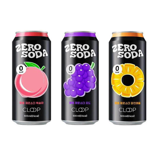 「ZEROSODA(500ml)3種アソート」24本入 - Image 2