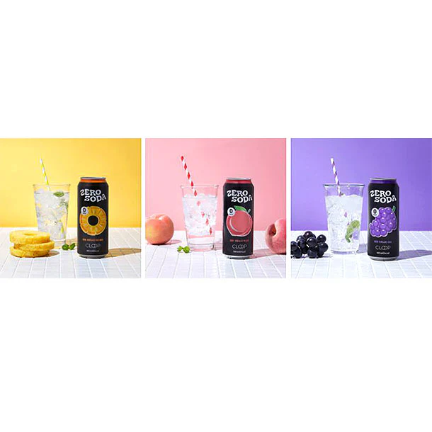 「ZEROSODA(500ml)3種アソート」24本入 - Image 3