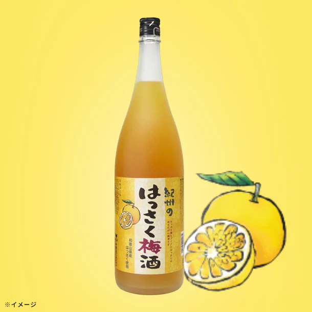 「紀州のはっさく梅酒」1800ml×6本