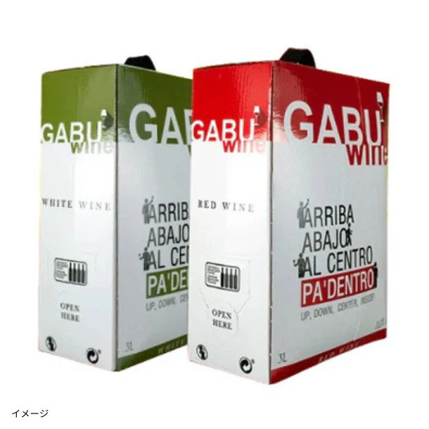 「ガブガブ飲める大容量!ガブワイン3L赤白詰め合わせセット」3000ml