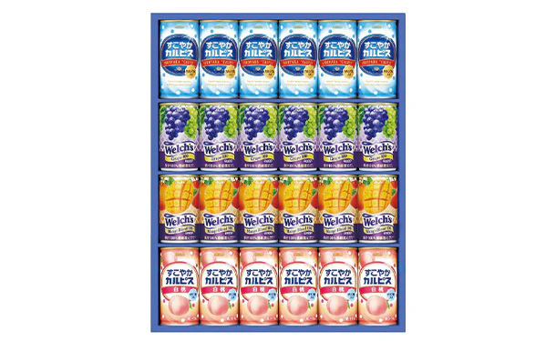 「すこやかカルピス&ウェルチギフト(CWM3)」24本入 - Image 2