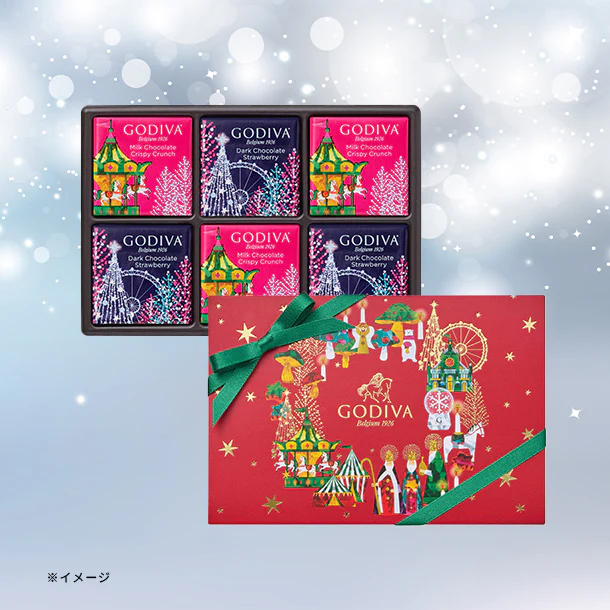 GODIVA「ウィンターワンダーズ カレアソートメント（6枚入）」