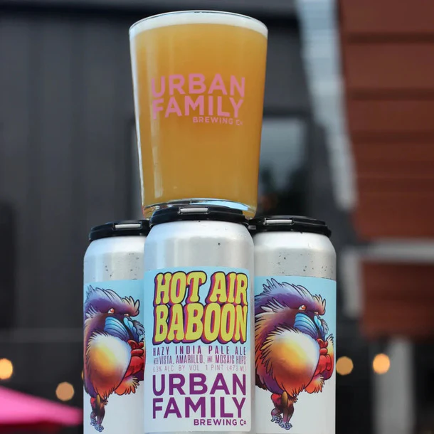 Urban Family Brewing「Hot Air Baboon Hazy IPA」473ml