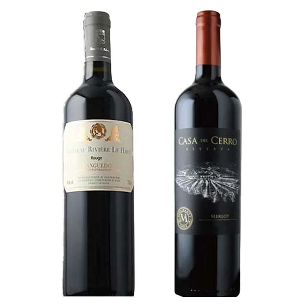 「元ラフィットvs元ムートンオーパス！醸造家飲み比べ赤ワイン2種セット」750ml