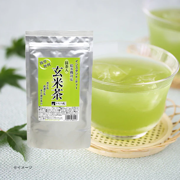 「インスタント抹茶入り玄米茶」100g