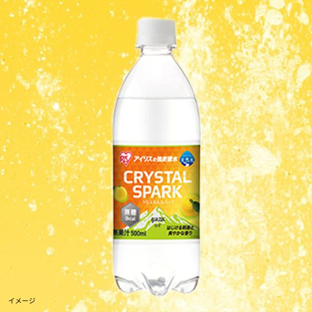 アイリスフーズ「CRYSTAL SPARK ゆず」500ml