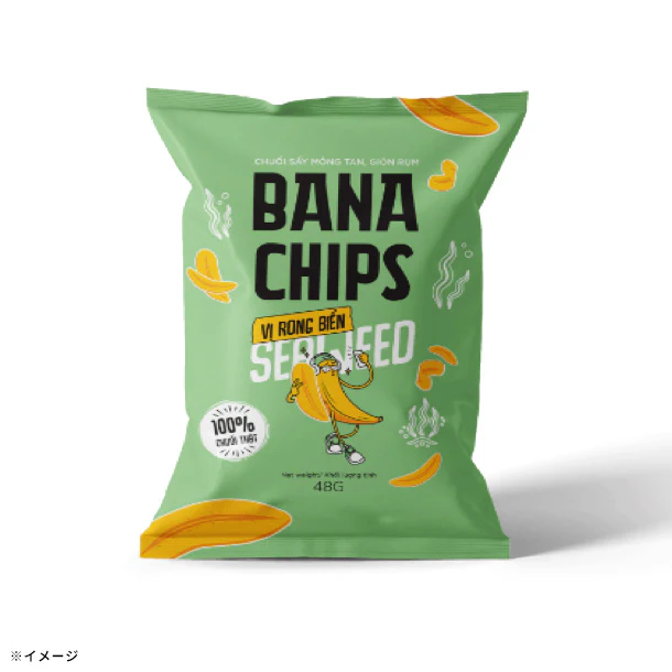 「BANA CHIPS（バナチップス） のり塩」48g