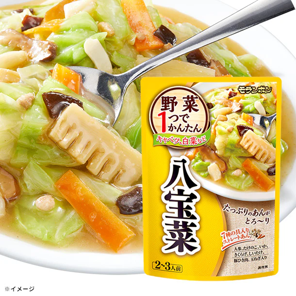 モランボン「野菜1つでかんたん 八宝菜」310g