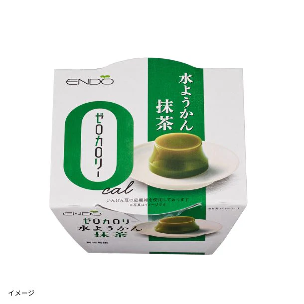 遠藤製餡「ゼロカロリー水ようかん 抹茶」90g
