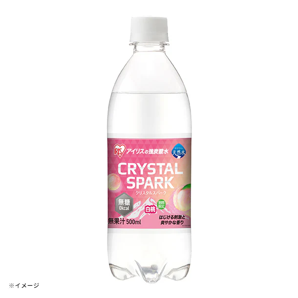 アイリスフーズ「CRYSTAL SPARK 白桃」500ml