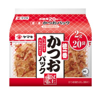 ヤマキ「徳一番 かつおパック（2g×20袋）」40g