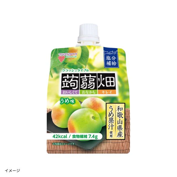 マンナンライフ「クラッシュタイプの蒟蒻畑 うめ味」150g