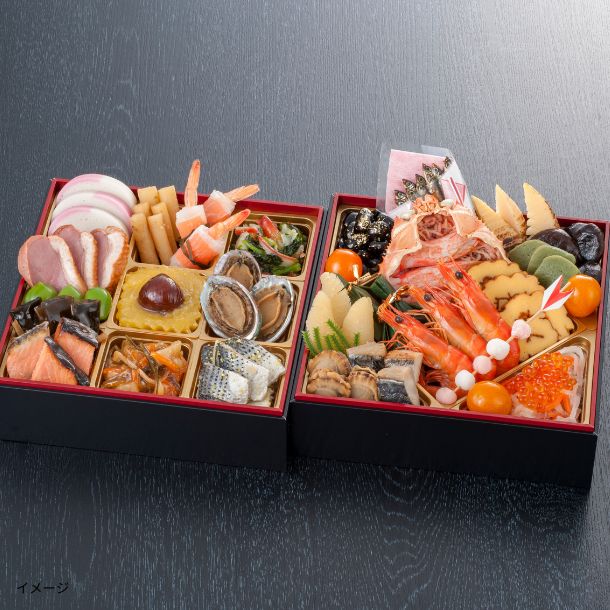 2026おせち「旬彩和食 口福 二段重」3人前