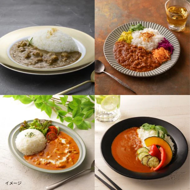 「フレンチシェフのこだわり欧風ビーフカレー/キスコのヒトサラシリーズカレー」4種セット(計10食)