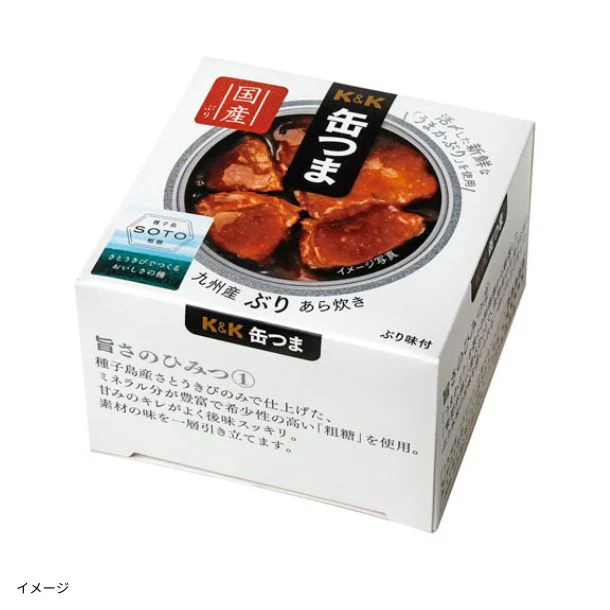 缶つま「九州産 ぶりあら炊き」150g