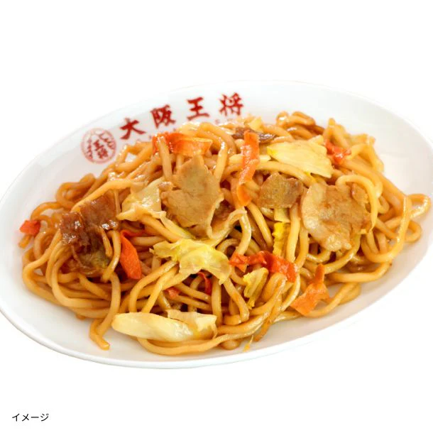 大阪王将「炒め焼きそば＆羽根つき餃子セット」 - Image 2