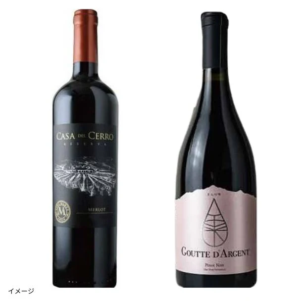 「ムートン・オーパス元醸造家が造る！日本酒酵母のピノノワール vs 通常酵母のメルロ飲み比べ」750ml
