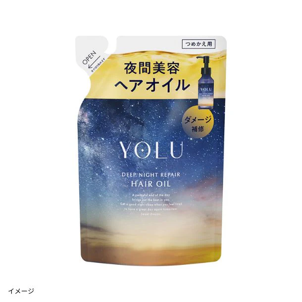 YOLU「ディープナイトリペアヘアオイル（詰替用）」65ml