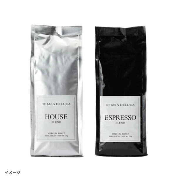 DEAN & DELUCA「ハウスブレンドとエスプレッソコーヒー(豆)」150g