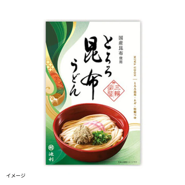 池利「手延べ三輪うどん とろろ昆布うどん」172.4g