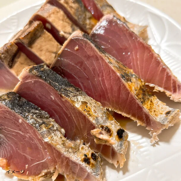 「炭火焼カツオタタキ4節(たれ付き)」1200g - Image 2