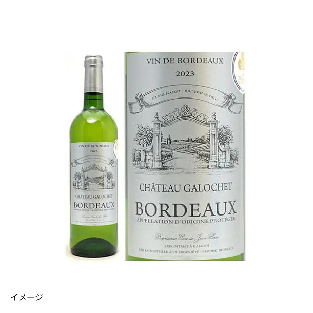 フランス産 白「シャトー・ガロシェ・ブラン 2023」750ml