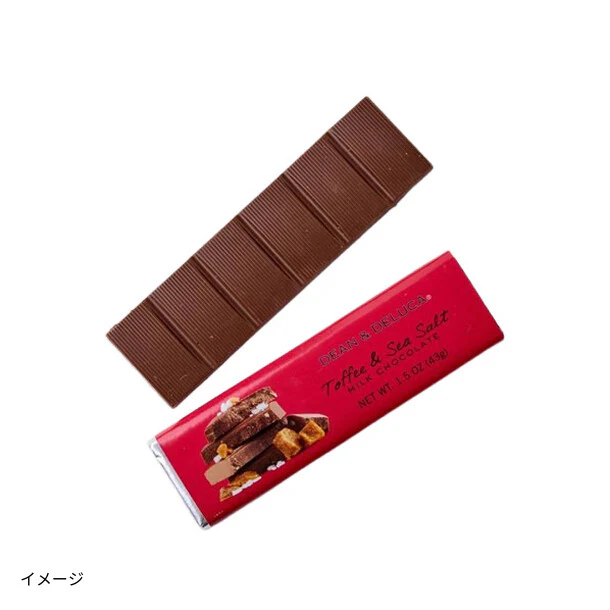 DEAN & DELUCA「トフィー&シーソルト ミルクチョコレートバー」43g