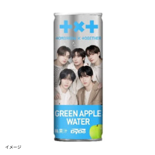 DyDo「TOMORROW X TOGETHER グリーンアップルウォーター」250ml